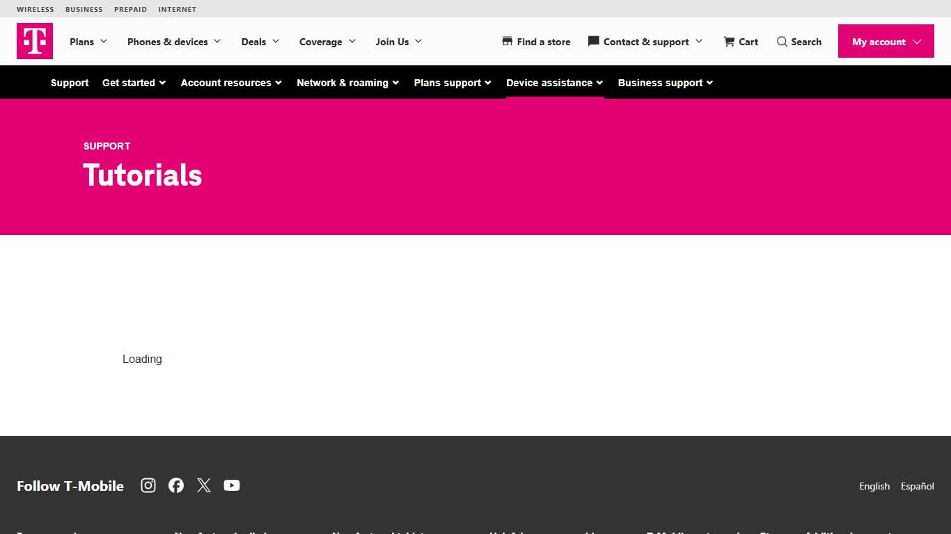 Tutorials | T-Mobile Support